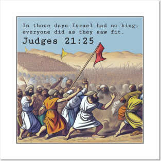 Judges 21:25 Posters and Art